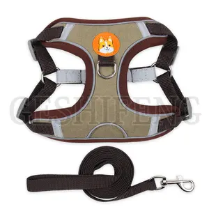 Pet dog harness adjustable strap light vest type pet chest harness back strap Rope Pet Breast Strap