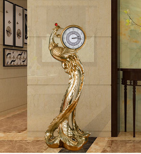 Orologi da Terra Moderni in Resina, Ornamenti a Forma di Fenice, Decorazioni di Lusso Artigianali - Product Image 2