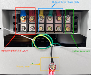 Convertisseur monophasé vers triphasé 20kw 40kw Entrée 220v Sortie 3 phases 220v 50/60hz en option - Product Image 6