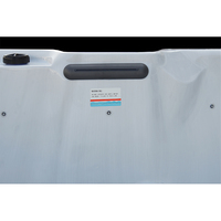 Bain à remous familial de luxe Sunrans Hydrorelax pour 5 personnes, spa de massage extérieur moderne avec contrôle Balboa