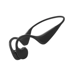Écouteurs de sport à conduction osseuse Bluetooth à oreille ouverte écouteurs résistants à la sueur pour les entraînements en cours d'exécution avec une base profonde de qualité supérieure