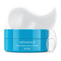 Masque Hydrogel Coréen OEM au Collagène Hydratant et Repulpant pour le Contour des Yeux, Peptides et Exosomes, Anti-Poches, Anti-Rides, Patchs Hydrogel Personnalisables avec Logo