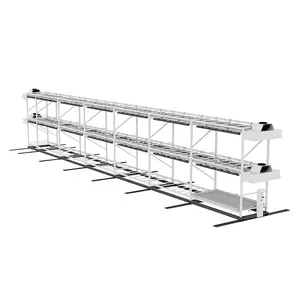 Vertical Grow Systems Hydroponic Garden Commercial Mobile Vertical Grow Rack System For Plants Growing