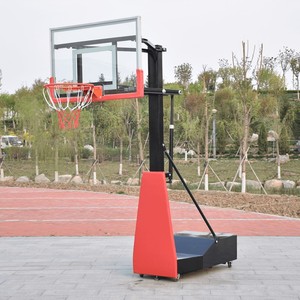 Panier de basket portable en gros pour extérieur, support de panier de basket réglable et mobile, panier de basket d'intérieur FIBA - Product Image 3