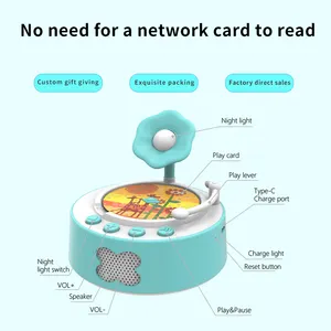 2023 New Preschool Story Kids Toys Tale Player Learning Flash Story Card Learning Machine Toys For Customize