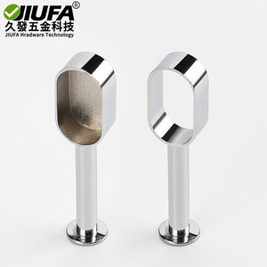Barra de Soporte para Armario Jiufa, Aleación de Zinc RA-7200, Base de Fijación para Perchero, Diseño Moderno y Simple - Product Image 1