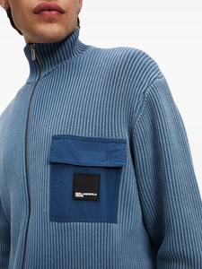 Veste tricotée décontractée personnalisée à effet délavé pull pour hommes, cardigan à fermeture éclair et décontractée - Product Image 4