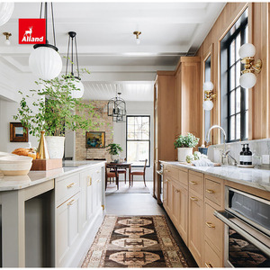 Allandcabinet ตู้ครัวไม้ทันสมัยบางเฉียบออกแบบด้วยหินเกาะสำหรับบ้าน - Product Image 5