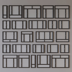 <span class=keywords><strong>Fenêtres</strong></span> à battants en aluminium à rupture de pont thermique, à double et triple vitrage, résistantes aux ouragans et à l'isolation thermique - Product Image 5