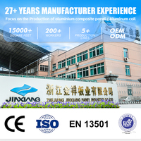 Vente directe d'usine de panneaux composites en aluminium Alucobond ACP ACM durables pour façades, revêtements muraux et plafonds