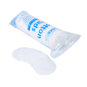 100 pièces nettoyage plaine ourlet en relief jetable maquillage nettoyant <span class=keywords><strong>coton</strong></span> rond enlever <span class=keywords><strong>démaquillant</strong></span> tampon de <span class=keywords><strong>coton</strong></span> jetable - Product Image 6