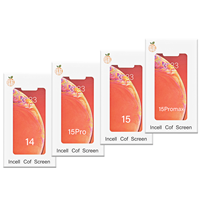 Écrans LCD pour téléphones mobiles OLED RJ Incell avec assemblage de numériseur tactile pour iPhone X Xs Xr Xmax 11 12 13 14 15 16promax