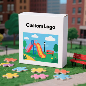 Casse-tête en papier personnalisé de 500 pièces pour installations de divertissement pour enfants avec impression personnalisée en gros - Product Image 1