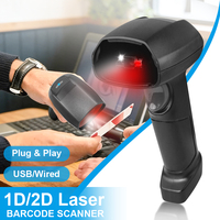 Escáner de Código de Barras USB Directo de Fábrica, Plug and Play, Lector de Códigos QR 1D y 2D, Escaneo de Alta Velocidad para Punto de Venta y Comercio Minorista