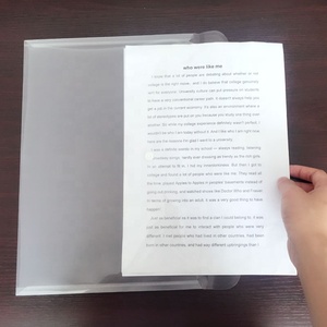 Văn Phòng Phẩm Không Thấm Nước A4 Kích Thước PP Snap Nút Tài Liệu Túi Tài Liệu Ví Túi Trong Suốt Của Tôi - Product Image 2