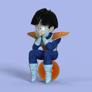 19cm Hotsale Dragon DBZ Son Gohan Sit on Ball <span class=keywords><strong>Golden</strong></span> Warrior <span class=keywords><strong>Manga</strong></span> colección modelo PVC Anime figura estatuas regalos juguetes para niños - Product Image 5