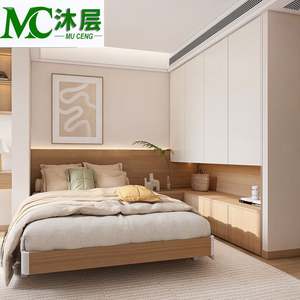 Armario Organizador de Armario Personalizado de Estilo Francés con Espejo y Estantes para Dormitorio, Sistema de Almacenamiento, Categoría de Productos de Aparadores - Product Image 5