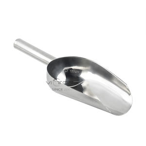 Mini barra redonda de acero inoxidable 304 para cocina, grado alimenticio, pala para cubitos de hielo, cuchara para hielo, multiusos para alimentos para mascotas - Product Image 1