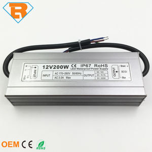 IP67 Coquille De Fer Étanche LED Alimentation 200W AC170V-AC260V à DC12V DC24V pour led bande led module d'éclairage - Product Image 1
