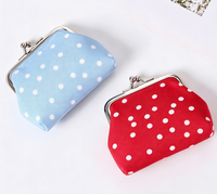 Dompet Mini Polkadot Terbaru Zero Portable Wallet 3 Inci Souvenir Logam Hadiah Dompet Lipstik Tempat Koin Multifungsi Tas Uang Receh Kecil