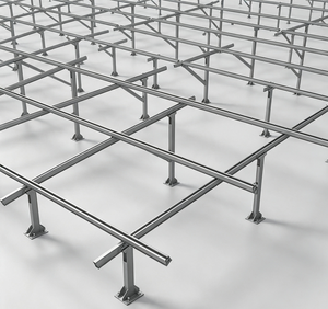 Structure de support de panneaux solaires PiPe GL-1078 pour solution de ferme solaire à grande échelle en Jordanie, installation facile et rapide, galvanisation à chaud - Product Image 1