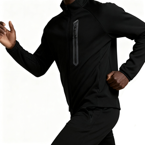 เสื้อฮู้ดซิปผู้ชายแบบเทคฟลีซ ระบายอากาศได้ดี ทรงสลิมฟิต เหมาะสำหรับออกกำลังกายและสวมใส่ในชีวิตประจำวัน - Product Image 1