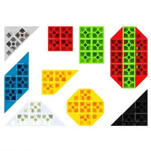 DIY ABS <b>Mini</b> <b>Train</b> Building Blocks Small Plastic Puzzles for Creative Baby Toy Creative Bricks Building Blocks - Product Image 5