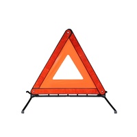 Panneau de signalisation de danger pour voiture, modèle norme nationale, pour inspection annuelle du véhicule, stationnement, accident, rouge réfléchissant