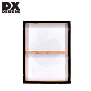 Impression sur toile personnalisée DX Designs, feuille de palmier <span class=keywords><strong>abstraite</strong></span> minimaliste, art mural - <span class=keywords><strong>Peinture</strong></span> sur toile aux tons rouge orangé pour la décoration murale de la maison - Product Image 6