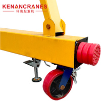 1 tonne 3 tonnes 5t mini grue mobile d'atelier portable petit portique prix