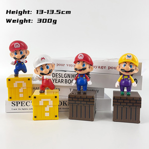 BJ Super Marios 4 unids/set Marios juguetes lindos Mini figuras Mario Venta caliente PVC figura de acción venta al por mayor escritorio y habitación colocación - Product Image 4