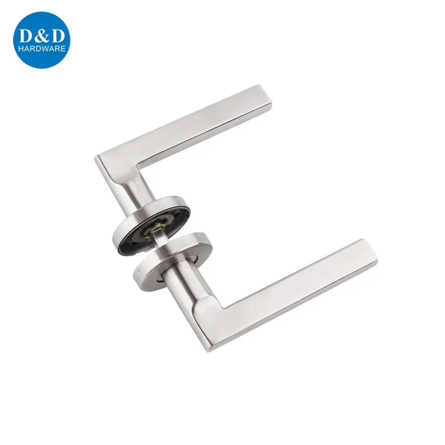 Euro Solid Stainless steel 304 investment casting Best selling interior lever door handle