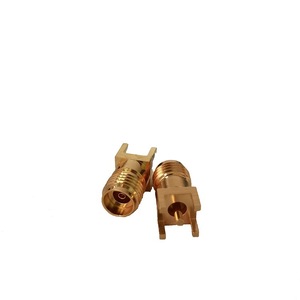 Conector coaxial do PWB <span class=keywords><strong>3.5mm</strong></span> 34GHz RF do costume 4-Pin com o conector do cobre do RF da precisão para aplicações aeroespaciais - Product Image 6