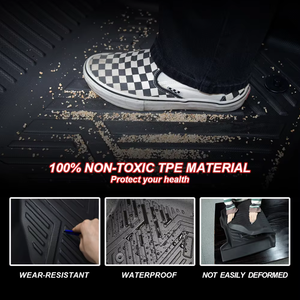 Tapetes de Piso para Auto Impermeables de TPE Personalizados de Alta Calidad, 4 Piezas, 3.5mm de Grosor, con 2 Años de Garantía para <span class=keywords><strong>Carnival</strong></span> 2024 - Product Image 2