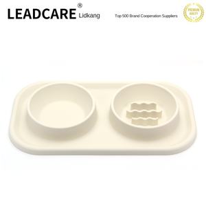 Bol multifonctionnel pour aliments lents pour animaux de compagnie Bol en silicone anti-renversement pour <span class=keywords><strong>chiens</strong></span> de petite taille et de taille moyenne Bol d'eau solide pour chat - Product Image 6