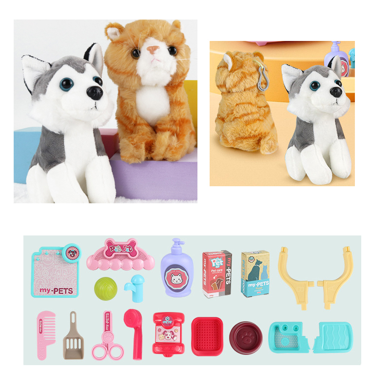 Valise De Transport Jouet Vétérinaire Pour Enfants - Kit Soins Chat/Chien Rose - Jeu De Rôle Médecin