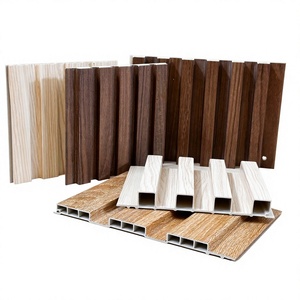 แผ่นผนังลายลูกฟูก PVC WPC กันไฟ กันน้ำ ความหนาแน่นสูง พร้อมรับประกัน 3 ปี - Product Image 1