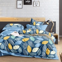 100% tissu polyester sergé imprimé floral doux pour la literie et les textiles de maison et pour les garçons et les filles