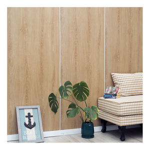 SXP lüks köpük 3D duvar çıkartmaları PVC yapıştırıcısı duvar kağıdı ruloları giyim mağazası için ahşap kaplama duvar kağıdı - Product Image 6