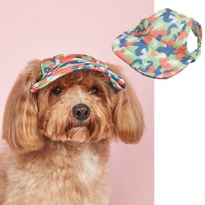 Gorra de Visera con Orificios para las Orejas para Perros, Transpirable, de Poliéster, para Verano, Accesorio de Ropa para Mascotas - Product Image 2
