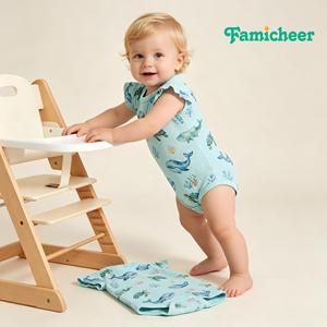 Combinaisons pour bébés à porter tous les jours, 3-6 mois, combinaisons pour bébés pour la saison estivale, combinaison bleue pour bébés garçons - Product Image 4