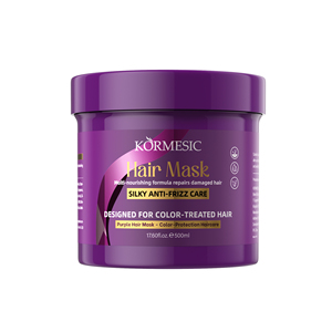 KORMESIC 500ml <span class=keywords><strong>Maschera</strong></span> per <span class=keywords><strong>Capelli</strong></span> Tonificante Viola OEM, Idratante e Nutriente, per <span class=keywords><strong>Capelli</strong></span> Biondi, Etichetta Privata all'Ingrosso - Product Image 6