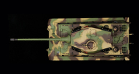 Tank militaire RC Henglong 3888A-1 1/16 en métal, électrique, combatant, allemand, King Tiger, fumée, balles BB, batterie Lipo 7.4V, 30m