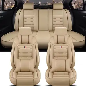 Leather Car Seat Covers Universal Waterproof Car Seat Cushion Sport Car Seat Cover