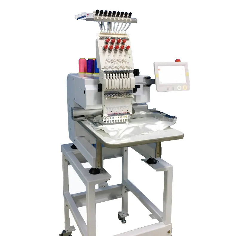 One/Two Head Computerized Embroidery Machine Price for Cap Tshirt Hat Factory Sale Embroidery Machine