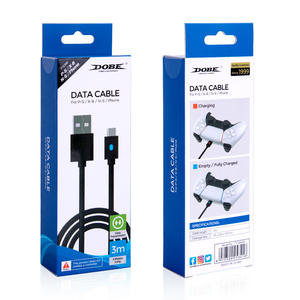 Cargador <span class=keywords><strong>USB</strong></span> tipo <span class=keywords><strong>C</strong></span> Original, <span class=keywords><strong>Cable</strong></span> de datos para interruptor para mando de PS5, PlayStation 5 con LED - Product Image 2
