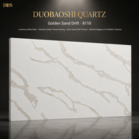 Stream Sand Engineered Quarzplatte 3200x1600mm |   CE SGS Zertifiziert |   Hotelkücheninsel & Badezimmer-Waschtisch