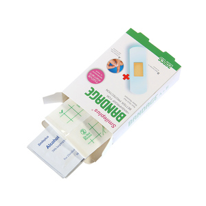 PU Adhesive <strong>First</strong> <strong>Aid</strong> <strong>Bandage</strong> Printed Clear Bandaid with Alcohol Pad Essential Healthcare Supply - Product Image 5