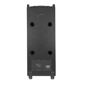 Système de cinéma maison actif avec double caisson de basses de 12 pouces pour fête, batterie extérieure, lumière RVB, double microphone, fabriqué à Guangzhou - Product Image 4