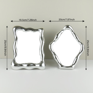 New Bạc Bảng Máy Tính Để Bàn Gương Trong Kho Phòng Tắm Trang Điểm Gương Phòng Gương Nhỏ Hỗ Trợ Biểu Tượng Tùy Chỉnh - Product Image 5